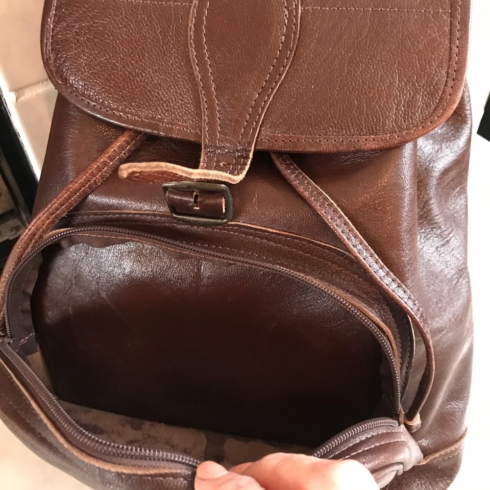 Leather Backpack - Picture 10 of 11